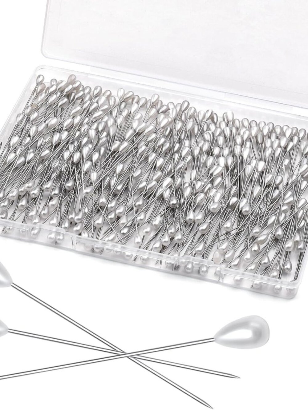 Corsage Pins, 350 Pcs Teardrop Pearl Head Pins